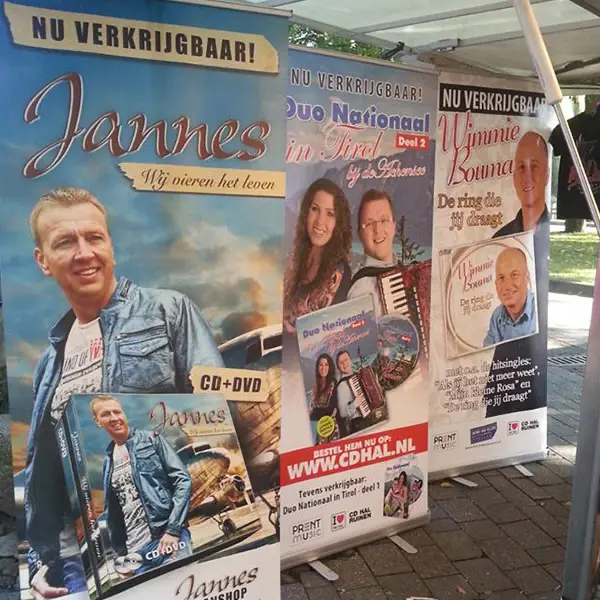 Diverse rollupbanners CD HAL