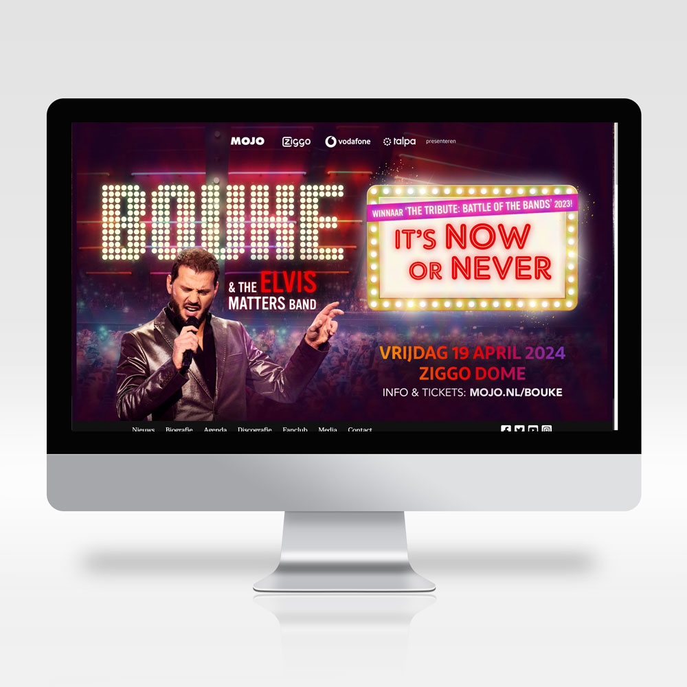 Bouke - Artiestwebsite